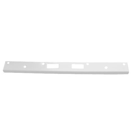 DON-JO Don-Jo Manufacturing FL 212N4-WH 12 in. Full Lip High Security Strike with 4 in. CTC Latch Holes; White Coated FL 212N4-WH